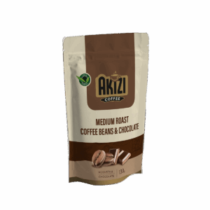 Akizi Coffee- Medium Roast Coffee Beans & Chocolate 130g